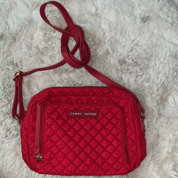Tommy Hilfiger Handbags - BRAND NEW Tommy Hilfiger Red Crossbody